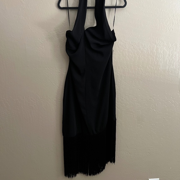 Express Halter Fringe bottom Dress - Picture 1 of 3